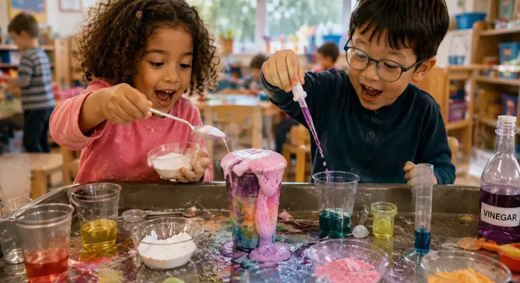 Simple Science Experiments for Preschoolers with Baking Soda