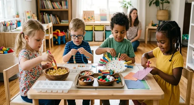 Easy Fine Motor Preschool Activities with Household Items