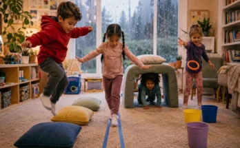 Indoor Gross Motor Games for Preschoolers on Rainy Days